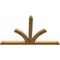 Ekena Millwork Richland Rough Sawn Timber Gable Bracket, Western Red Cedar, 108"W x 68"H x 4"D x 6"F, 15/12 Pitch GBW108X68X0406RIC00RWR - alternate 3
